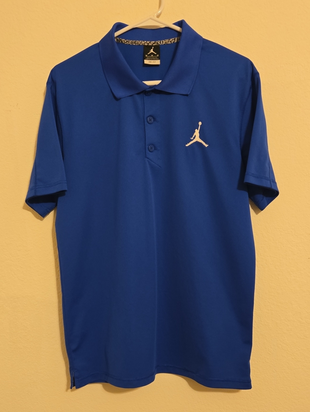 Jordan Royal Blue Polo with White Jumpman - Medium